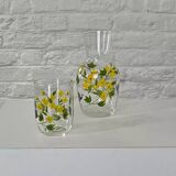 Hand painted drink set