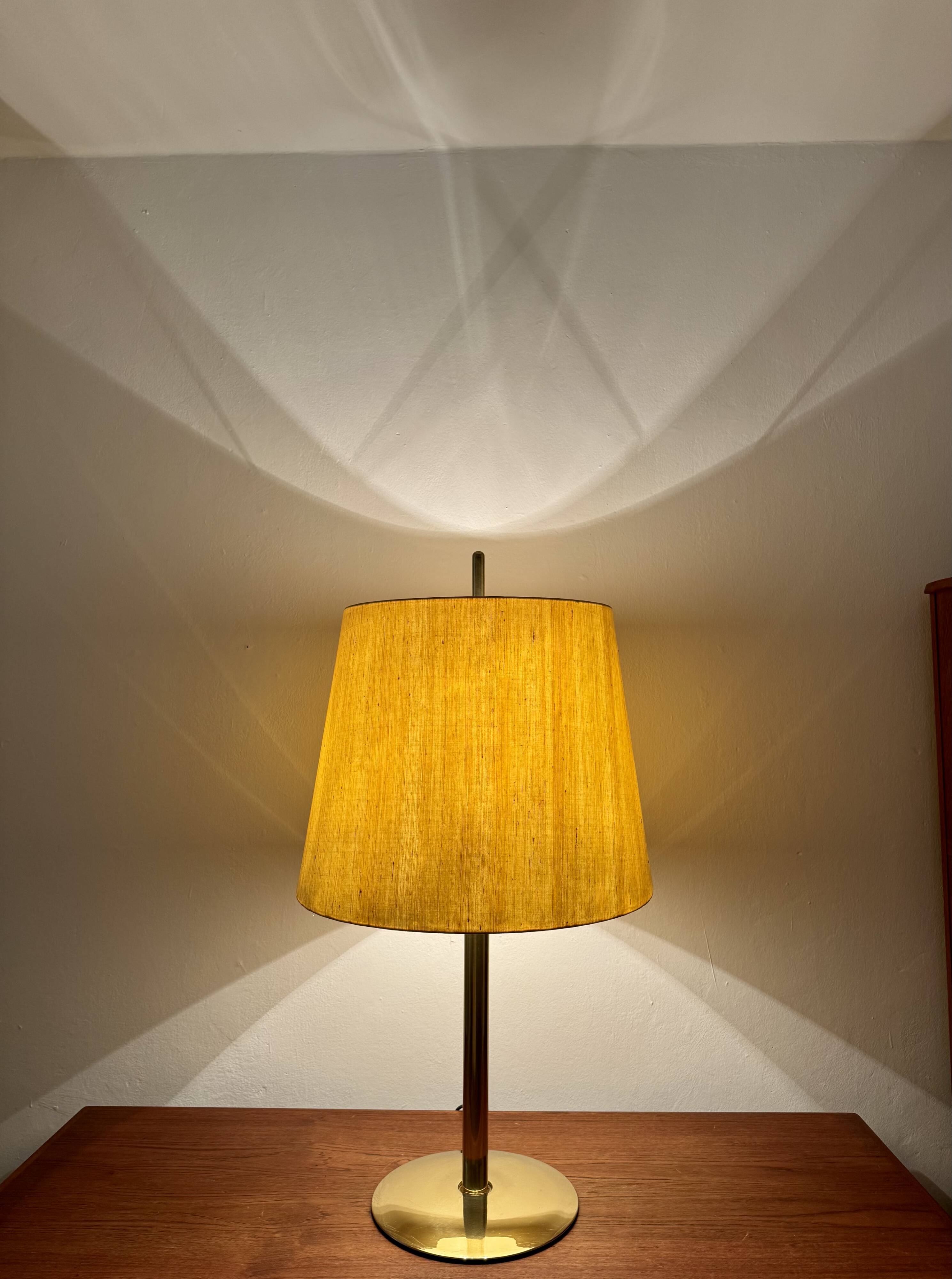 Adjustable Brass Telescope Floor Lamp by Ingo Maurer for Design M