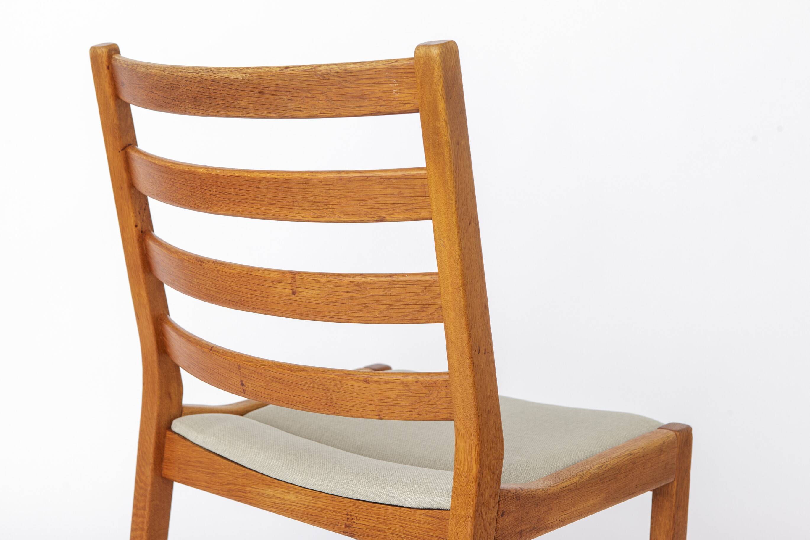 2 of 6 Kurt Østervig Oak Dining Chairs for KP Møbler, 1960s Danish