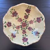 Fruit bowl with floral decoration