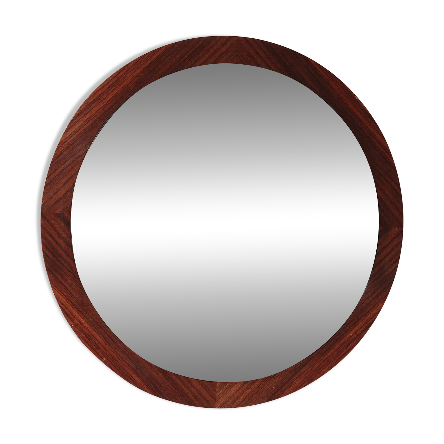 Vintage Danish Rosewood veneer Mirror 1960 Denmark