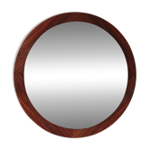 Vintage Danish Rosewood veneer Mirror 1960 Denmark
