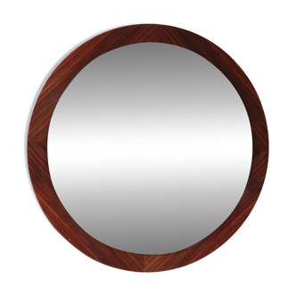 Vintage Danish Rosewood veneer Mirror 1960 Denmark