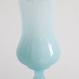 Blue opaline vase