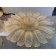 Venetian Murano Style Glass Flush Mount Made in Gold Graniglia by SimoEng