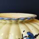 Flat on foot Italian earthenware Castelli Perugia