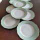 9 assiettes plates L'Amandinoise "Cafés Nico"