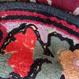 Tapis ancien fait main American Hooked 75cm x 130cm - 1C990