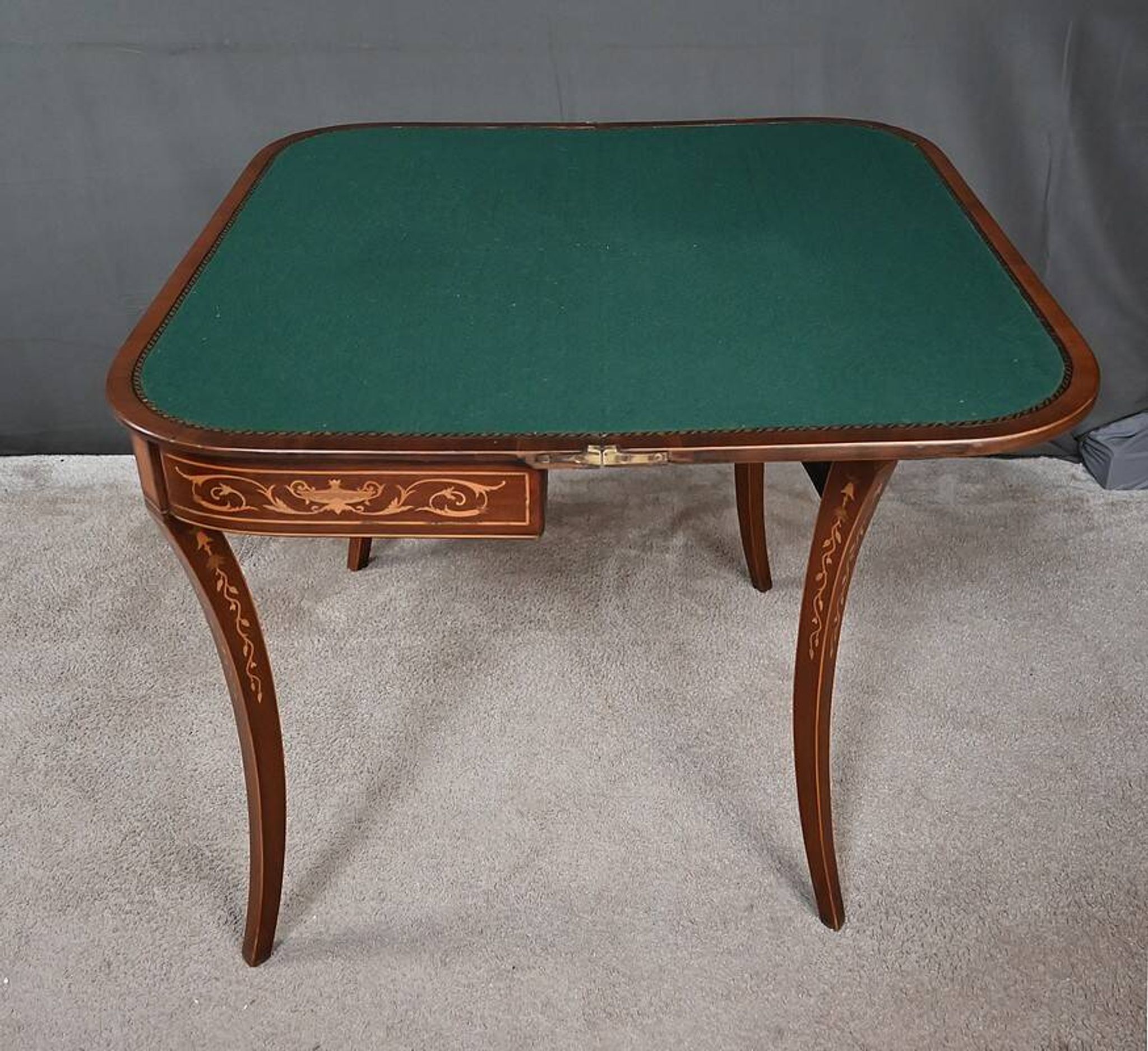 Mahogany Game Console Table – 1920