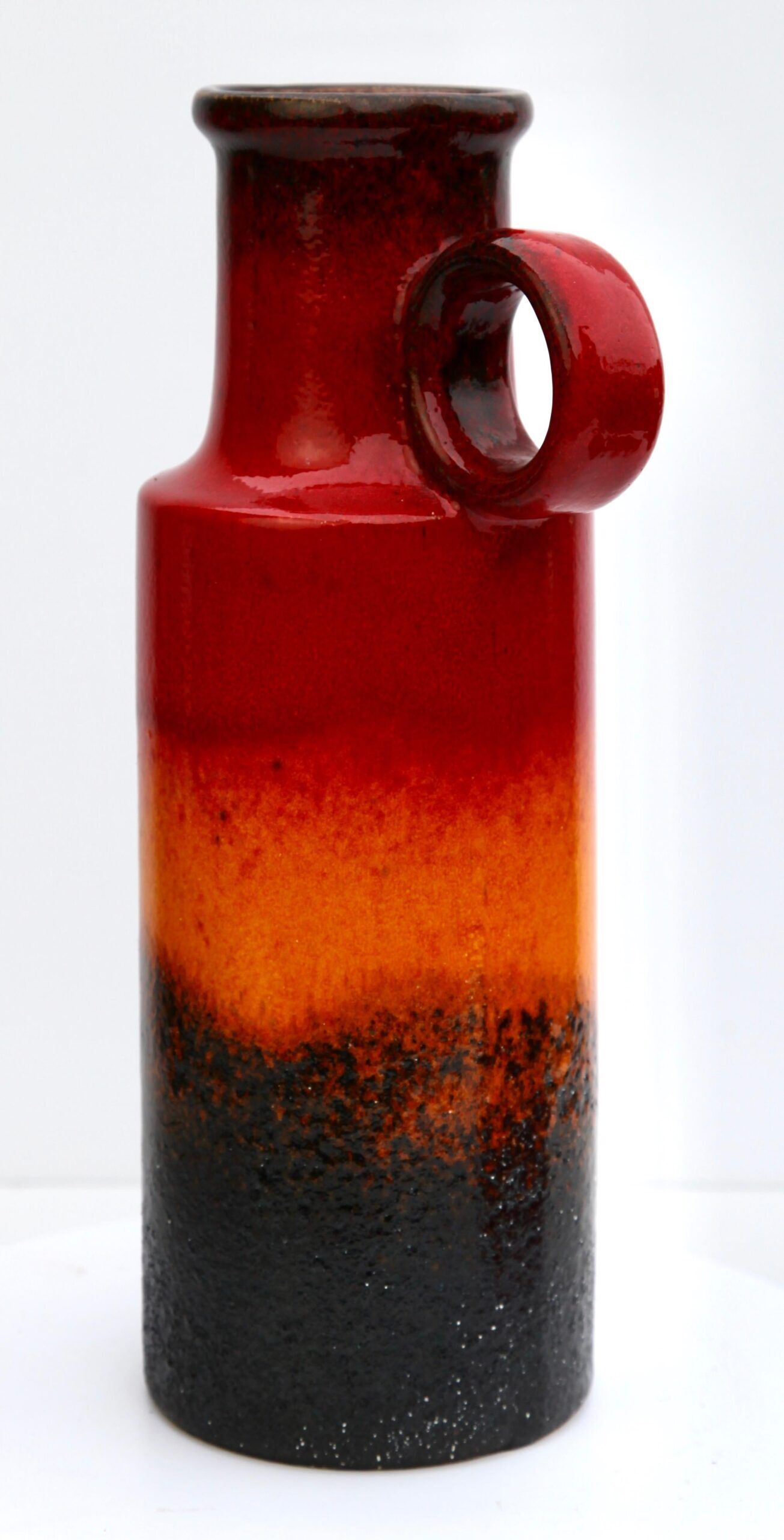 Set of 3 vintage vases, Scheurich, W-Germany, 1960