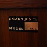 Rosewood bookcase, Danish design, 1970s, manufacturer: Omann Jun