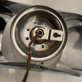 Chrome Murano Glass Sconces by Mazzega Set of 2