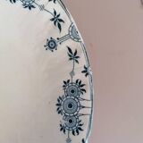 Composition in earthenware iron earth Gien model Stocklom blue art nouveau