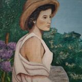 Signed canvas painting