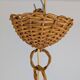 Rattan pendant light 60'