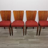 4 art deco dining chairs by Jindrich Halabala