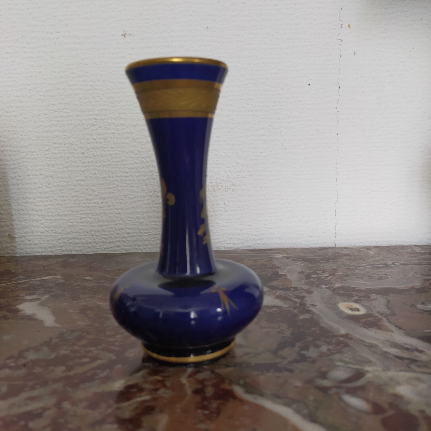 Vase faïence Bleu de Tours