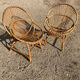 Fauteuils en rotin 1960