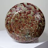 Speckled glass vase with aventurine and copper inclusions in the Art Deco Legras style