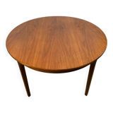 Mid Century Retro Teak Round Extending Dining Table by Nathan 1960–1970