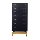 G-plan black tall chest of drawers, 1960s