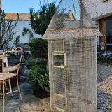 Old wrought iron aviary