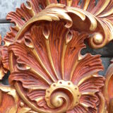 Gilded rococo mirror