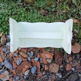 Vintage wooden low stool