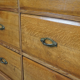 Chest of drawers in oak apothecary France 1930s