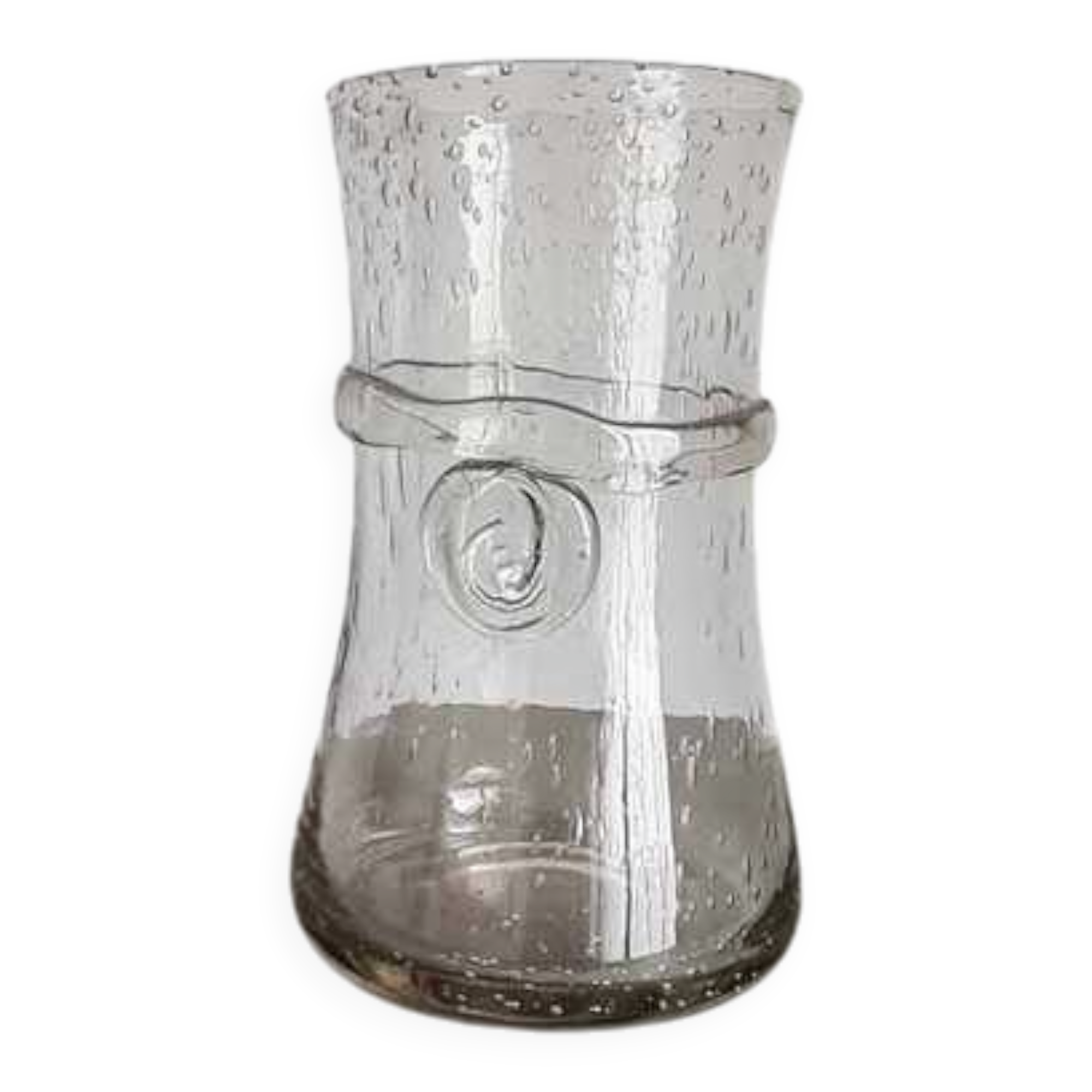 Bubble glass vase from Biot, France | Hand-blown vintage
