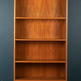 Retro Teak 1960s Danish Full Size Bookcase Shelves