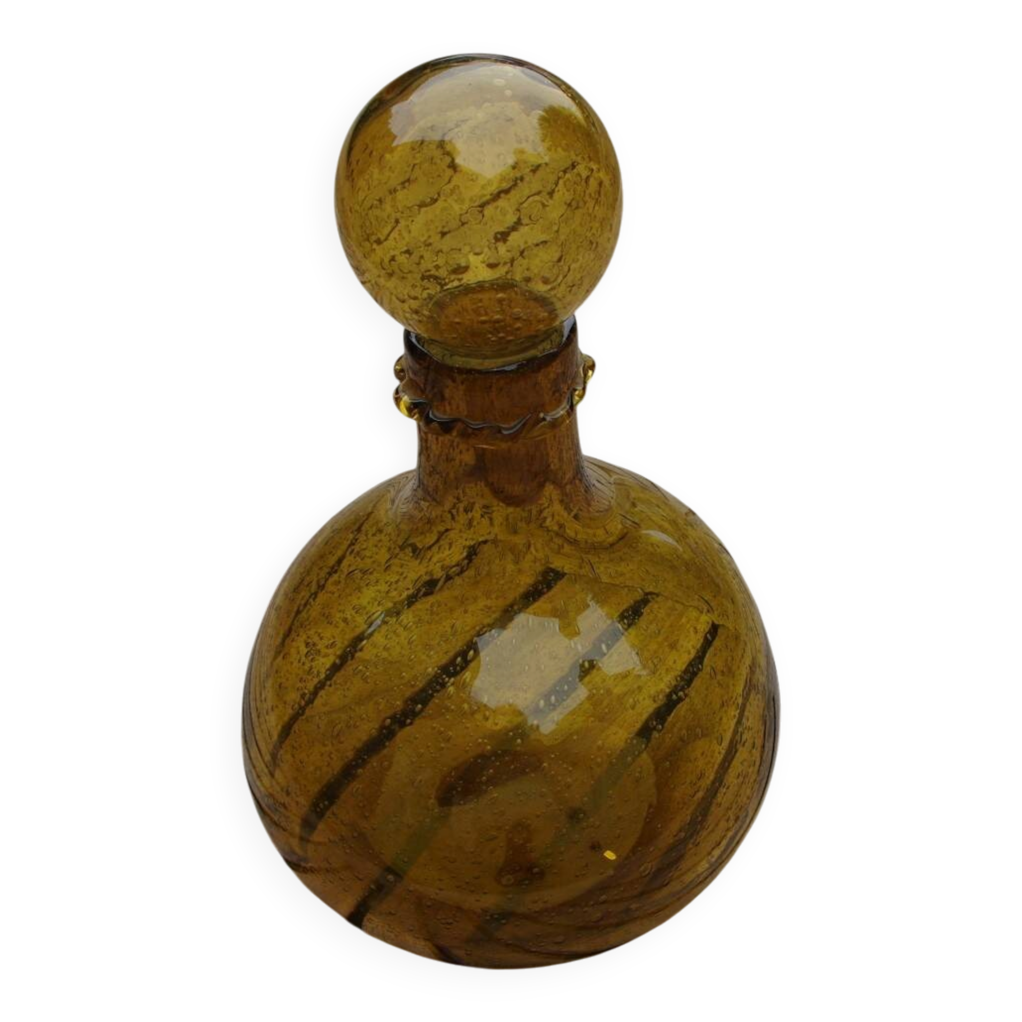 Biot glassworks signed under the base.