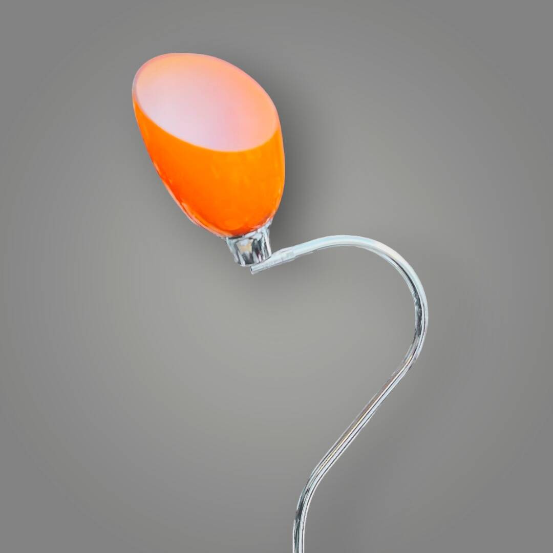 IKEA Kaskad A9308 table lamp in orange opaline glass, 1995