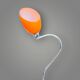 Lampe de table IKEA Kaskad A9308 en verre opalin orange, 1995