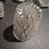 Set of 10 vintage glasses for digestifs or coffee liqueurs.