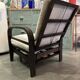 Multi-position relaxation armchair from the 1930s/40s in teak.
