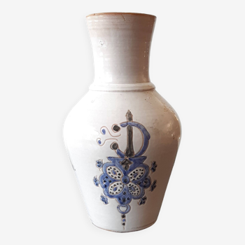 Glazed ceramic vase