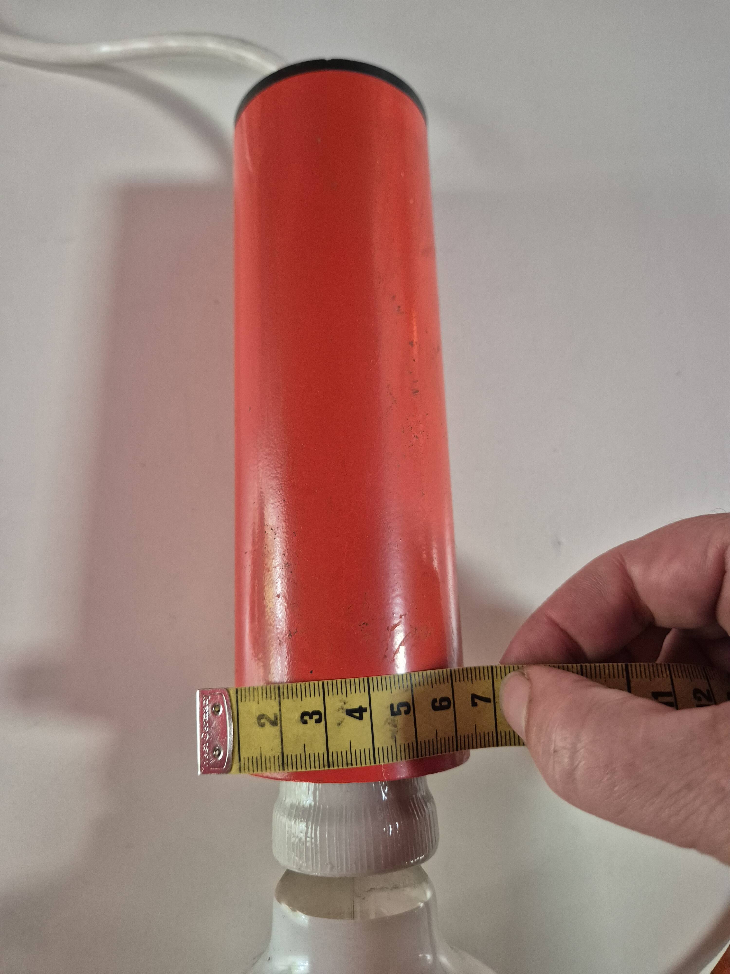 Suspension Tube Vintage Orange - 1970s Design - Space Age