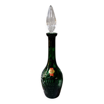 Carafe vintage, cristal 24 %  double taille anna hütte bavière