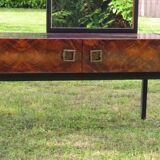 Dressing Table Console Entrance Furniture in Rosewood with Mirror