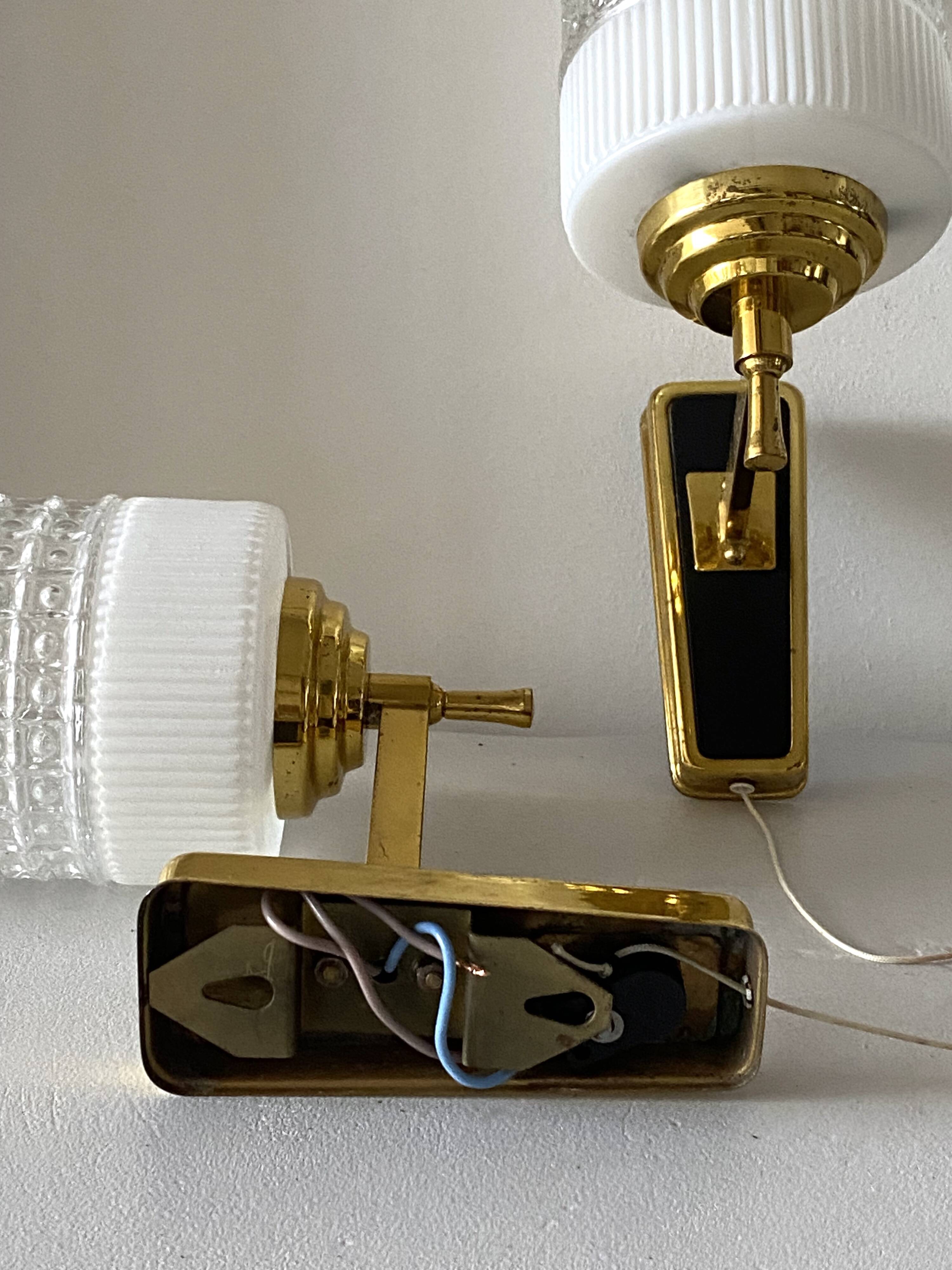 Pair of 50s wall lights