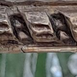 Bronze ceiling chandelier with crystal grapevines diam 30 cm