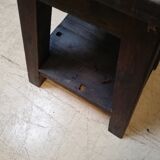 Old vintage wooden workbench