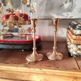 Brass candlesticks