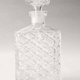 Rectangular crystal whiskey decanter