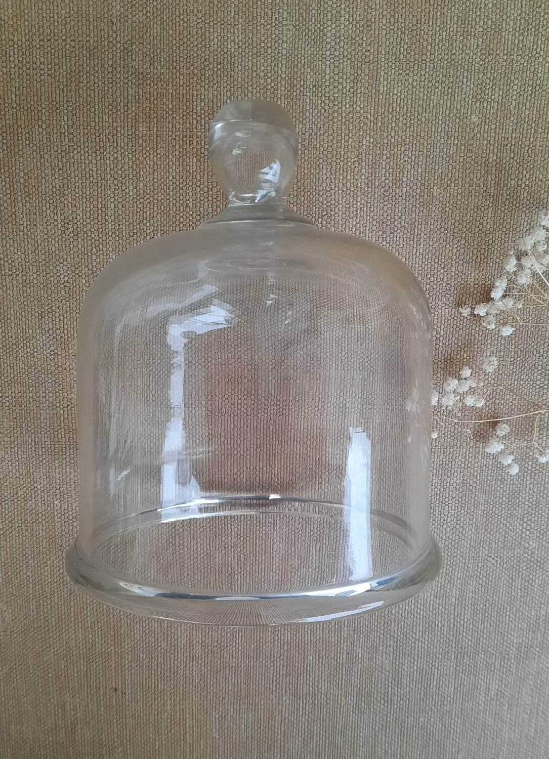 Old glass bell