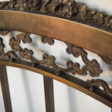 Exceptional decorative brass bed frame