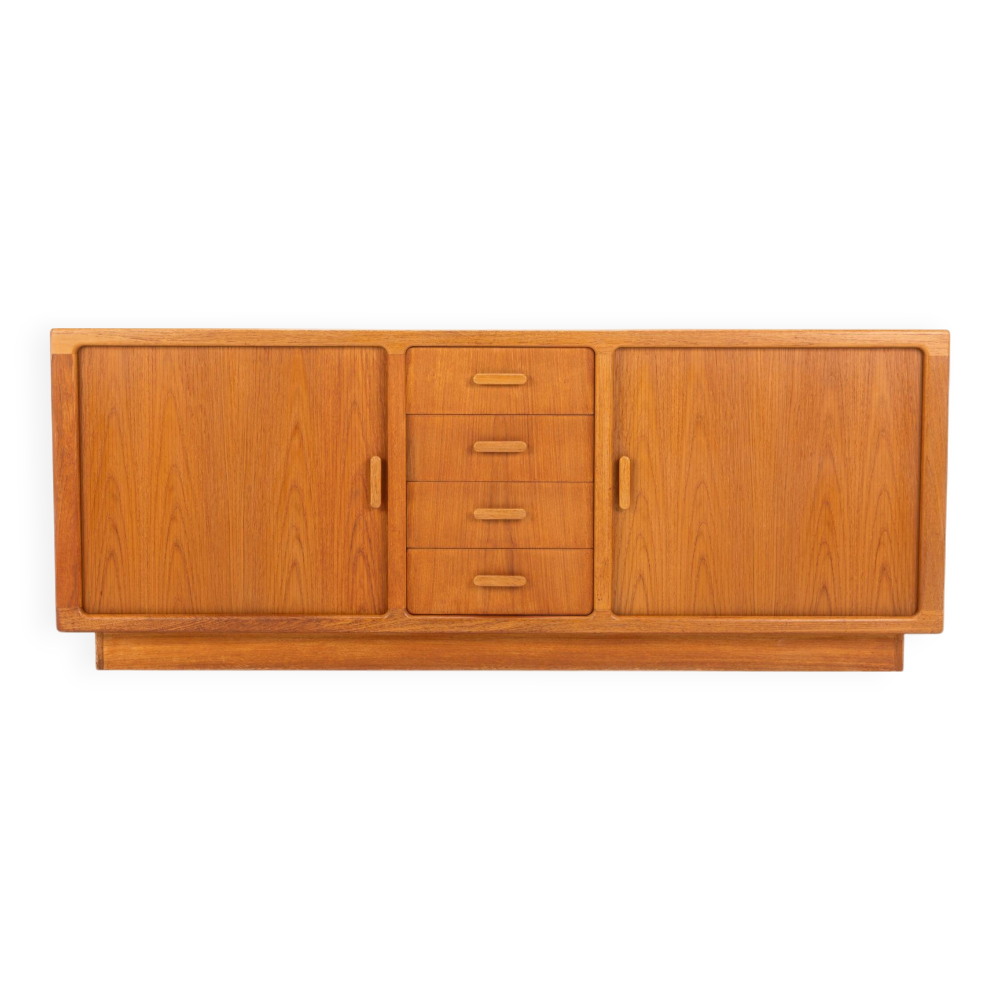 Tambour door sideboard by Johannes Andersen for C.F.C. Silkeborg, Denmark