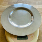 Petrossian silver-plated metal dish, hallmarked, France