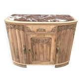 Buffet art déco 1930 en noyer brut